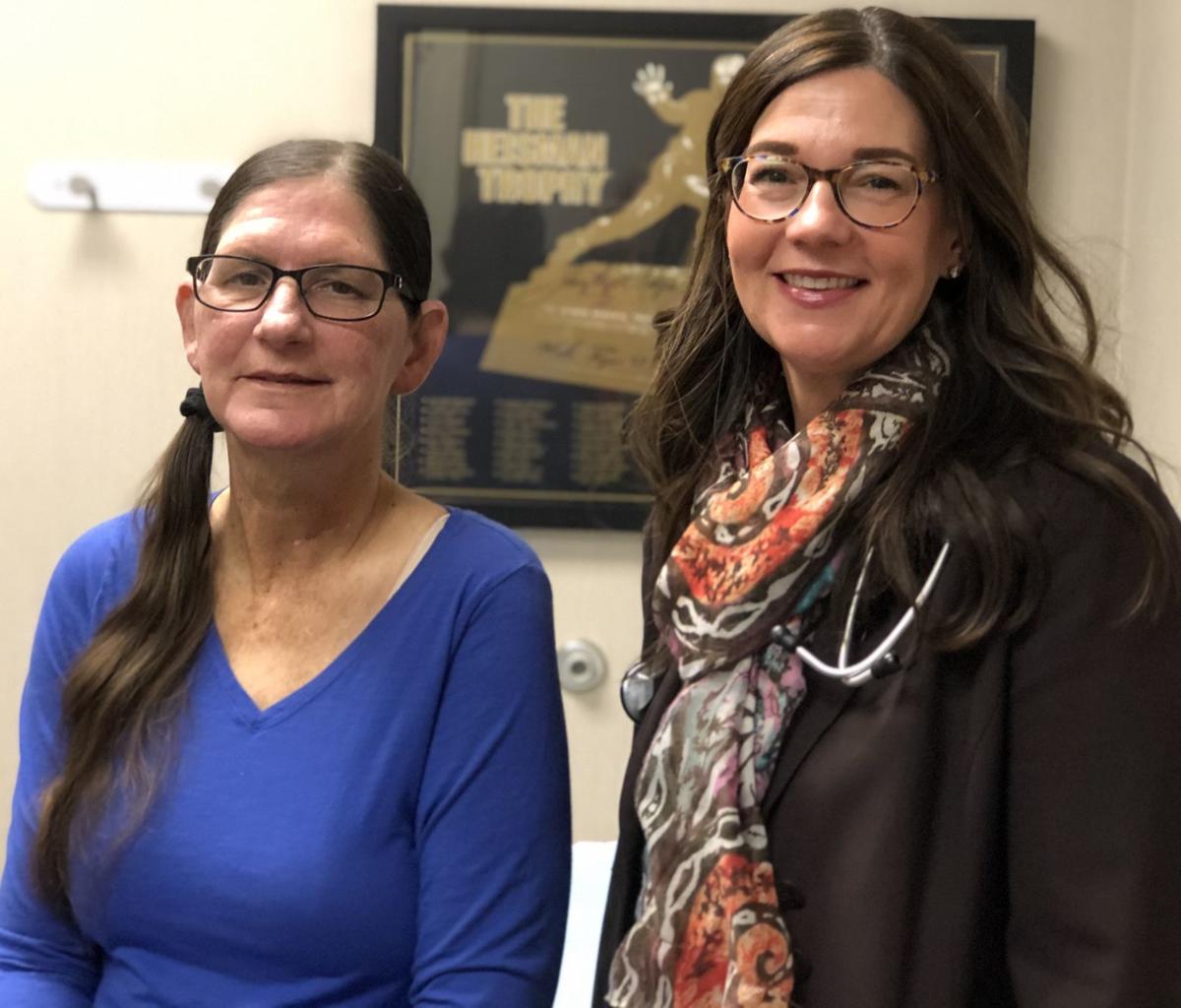 Dr. Tilford with patient
