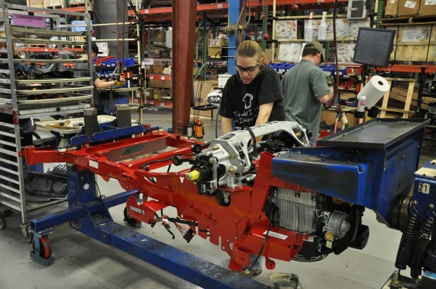 Exmark building propane powered mowers in Beatrice