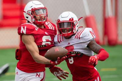 Nebraska football practice, 4.17