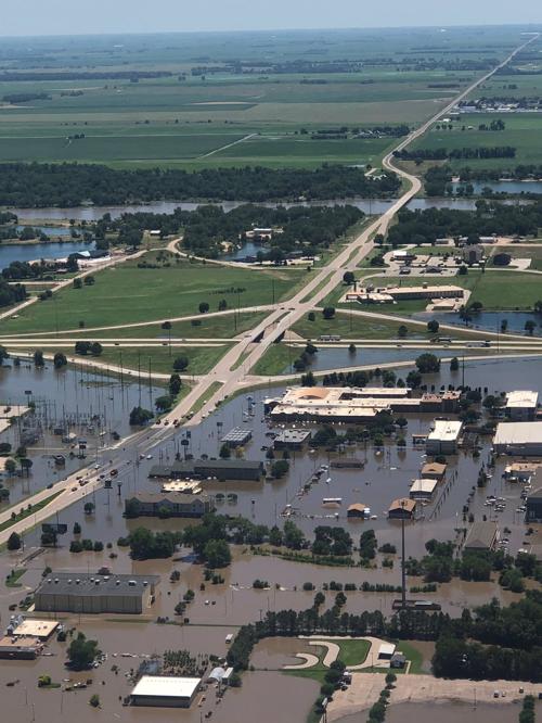 Floodwater Swamps Kearney Hotels After 9 Inches Of Rain Reported