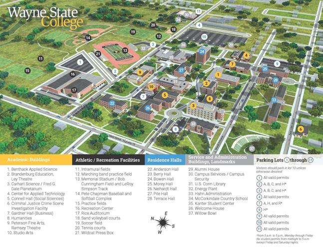 Wayne Campus Map