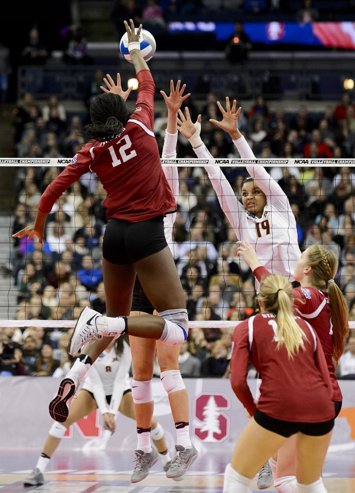 NCAA Final Four Stanford rises above No. 1 Minnesota Volleyball