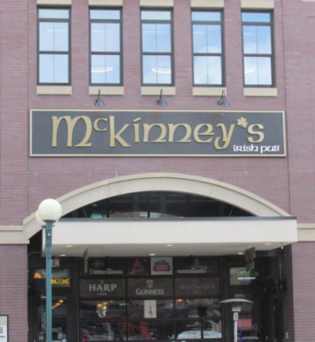 McKinney's storefront
