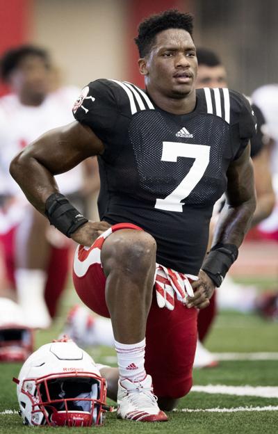 Nebraska football practice, 9/12/17