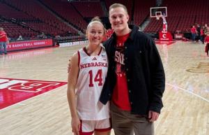 Brother trades dugout for courtside seat as Callin Hake closes Husker career