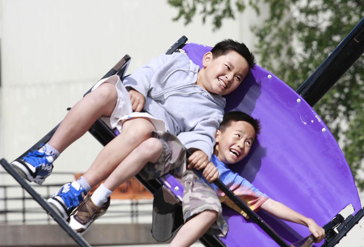 Enjoying the rides