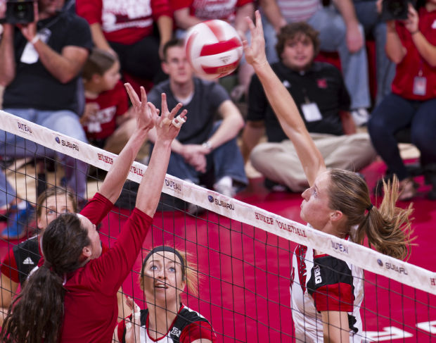 Husker volleyball team back into first-place tie | Volleyball ...