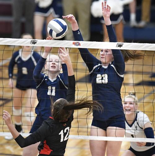 State volleyball, Lincoln Lutheran vs. Chadron, 11.07