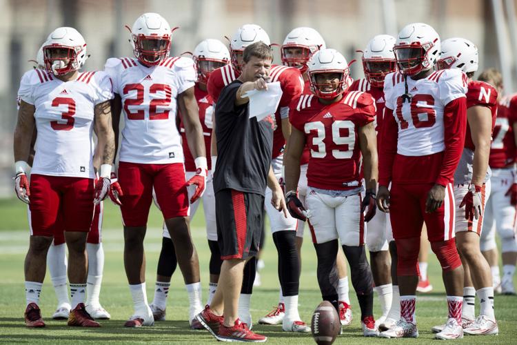 Nebraska football practice, 8.23.16