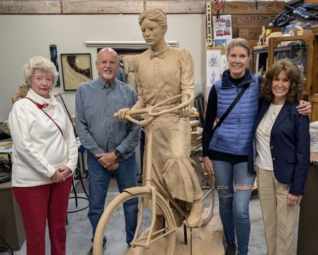 Louise Pound Sculpture 2017