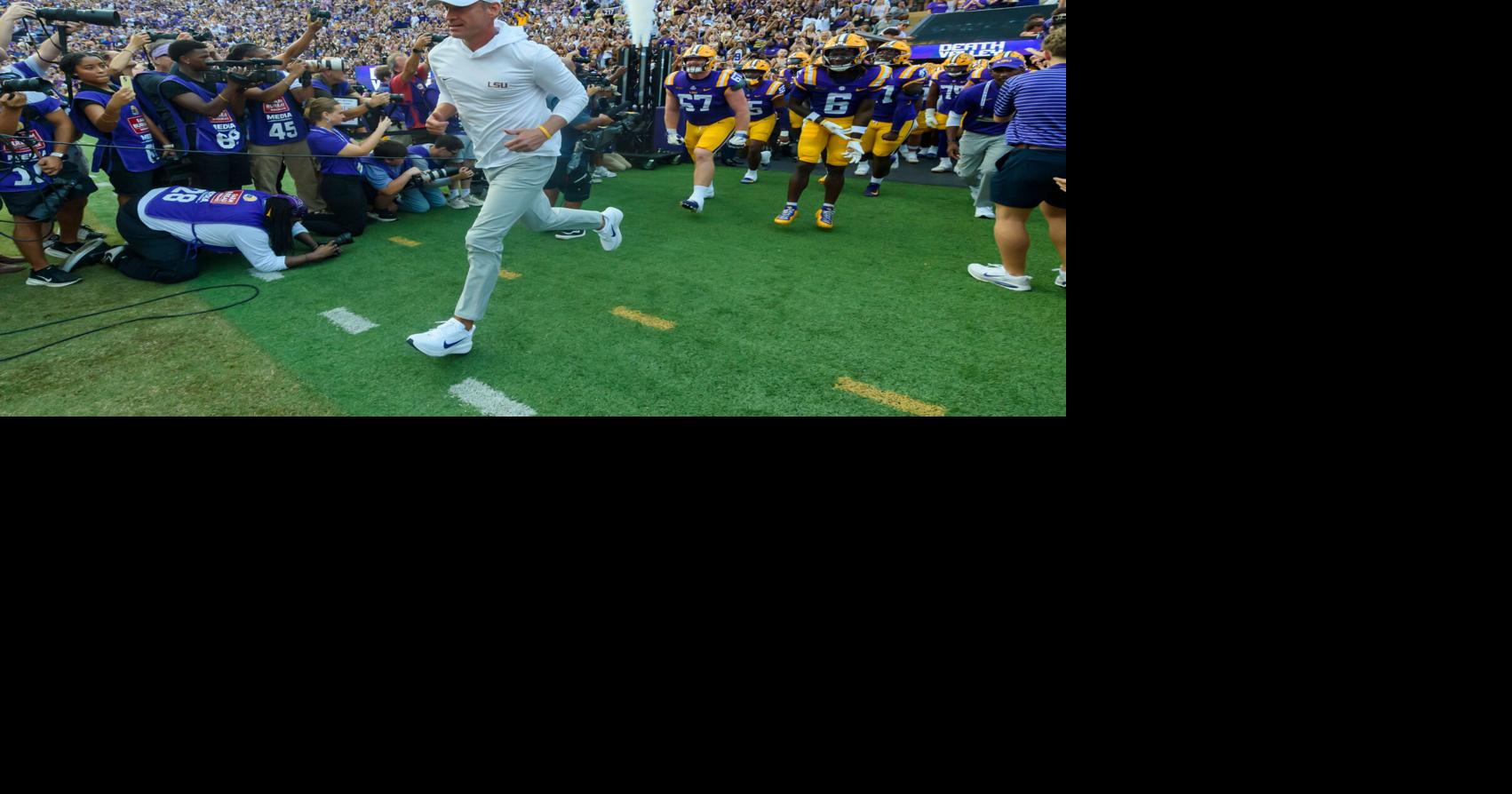 Tigers Head Coach Lane Kiffin, LSU Tigers take on the LA Tech Bulldogs.  September 12, 2026; Baton Rouge, Louisiana, USA;  at