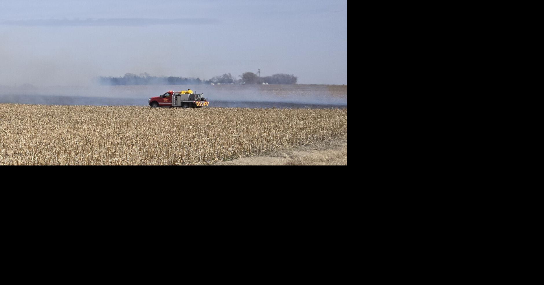 Grass fires erupt in several locations in county