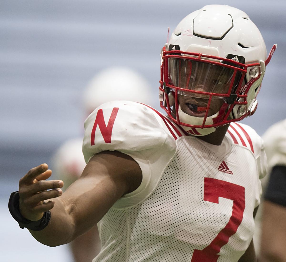 Nebraska football practice, 4/3