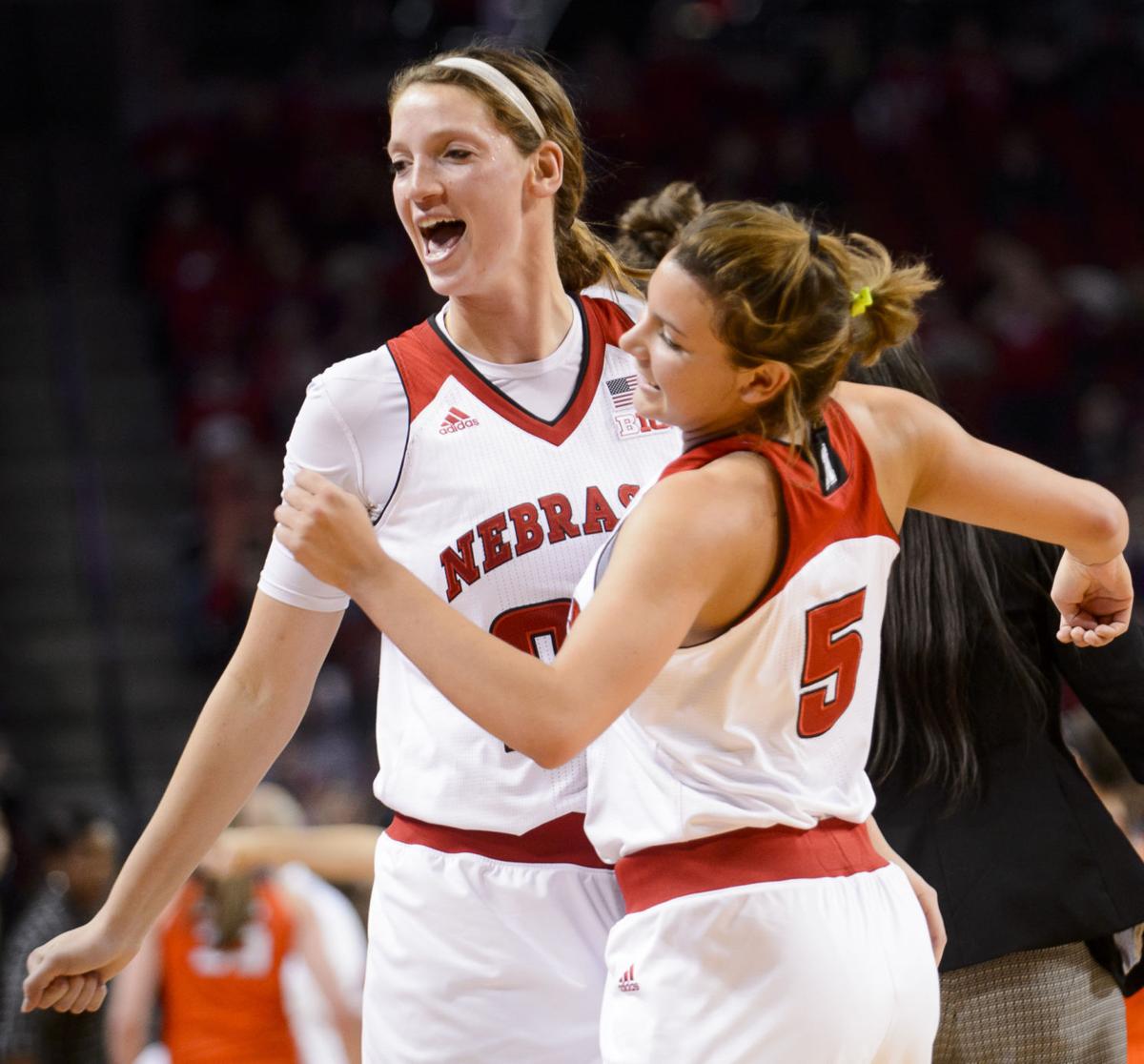 Photos Nebraska women's basketball team gets first conference win