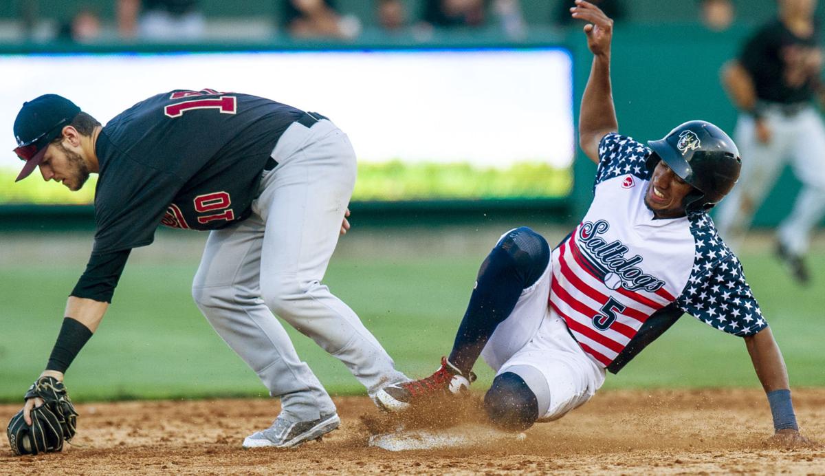 Saltdogs make a run, then fall in series opener against KC