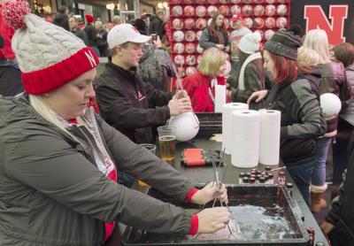 Nebraska volleyball pep rally, 12/14/17