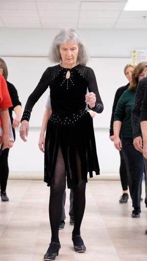 Going strong at 94, Jo Anderson dances her way through Continuing Education classes