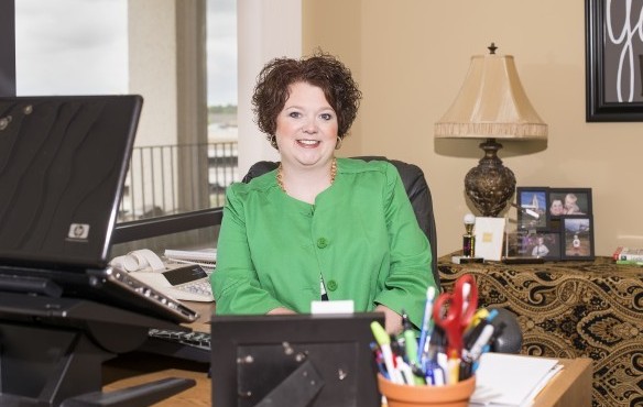 Kiersten Hill in her office