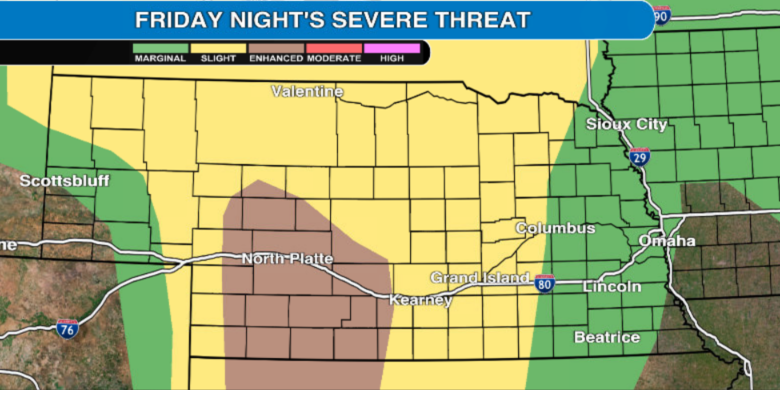 Watch now: Update on Nebraska’s severe weather threat Friday night and Saturday