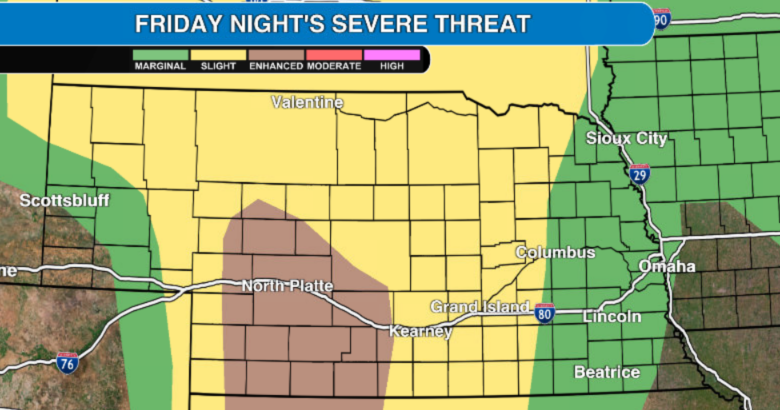Watch now: Update on Nebraska’s severe weather threat Friday night and Saturday Watch now: Update on Nebraska’s severe weather threat Friday night and Saturday