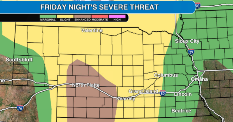 Watch now: Update on Nebraska’s severe weather threat Friday night and Saturday