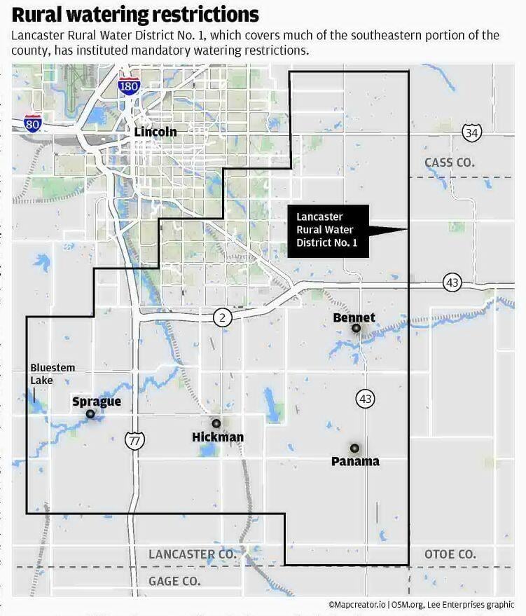 Rural water district starts mandatory restrictions