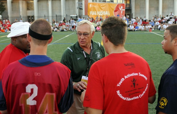 Special Olympics -- football clinic