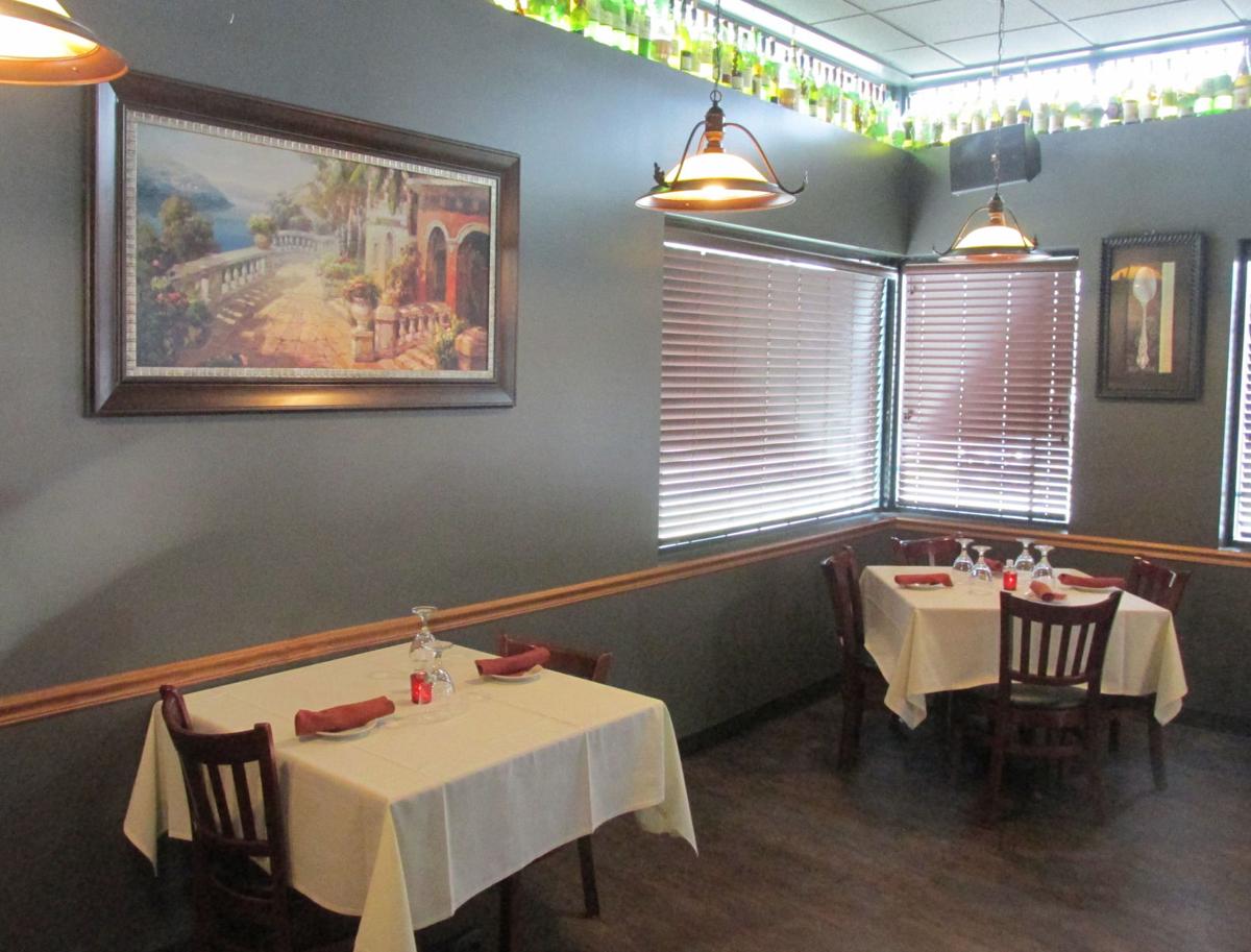 Part of Florio's casual and cozy dining room