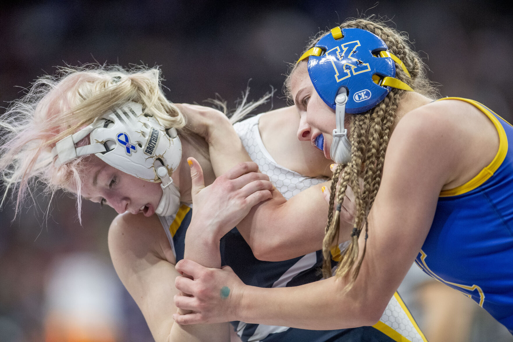 Girls state wrestling Raymond Central s Shultz s calm before