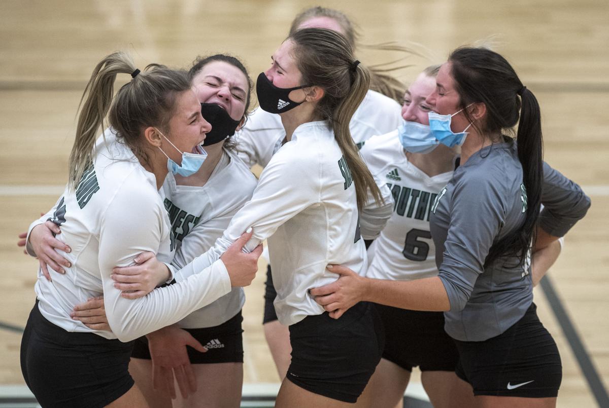 A-6 district volleyball, 10/28
