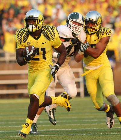Royce Freeman, Marcus Rush, Pharaoh Brown