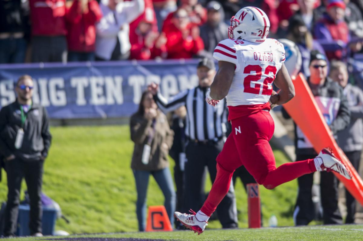 Nebraska vs. Northwestern, 10/13/18