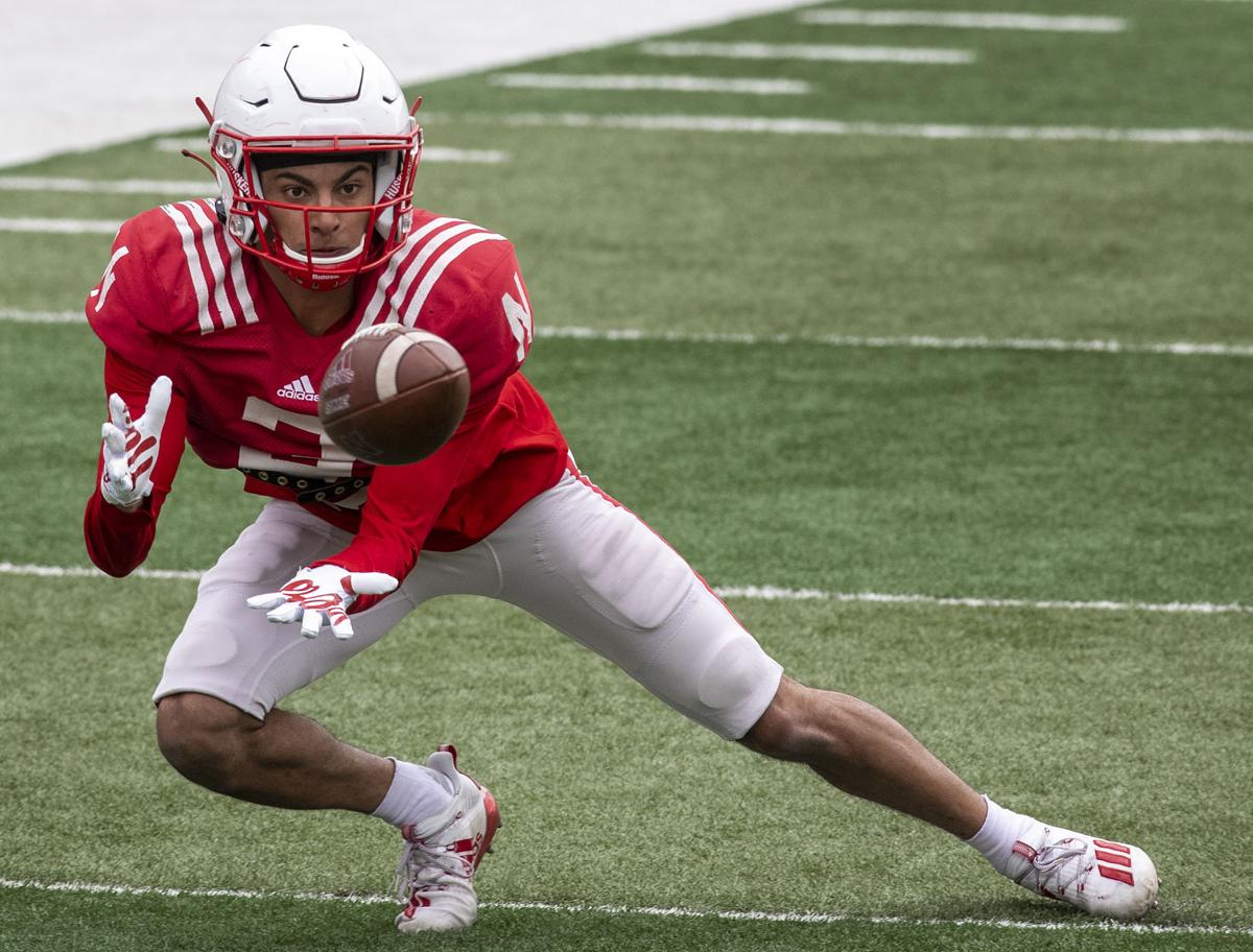 Nebraska football practice, 4.17