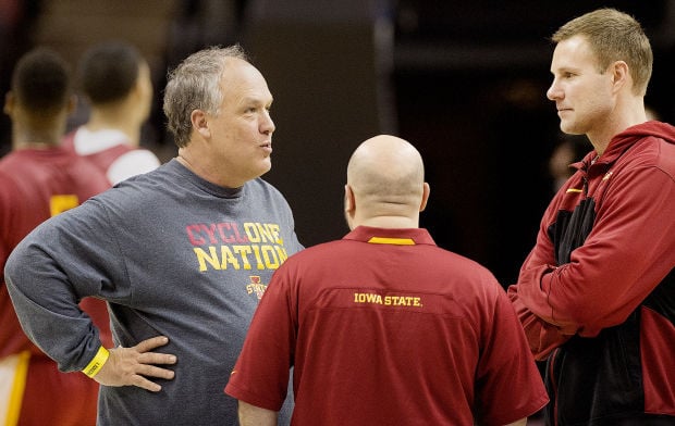Nebraska basketball practice at the NCAA Tournament, 3.20.14