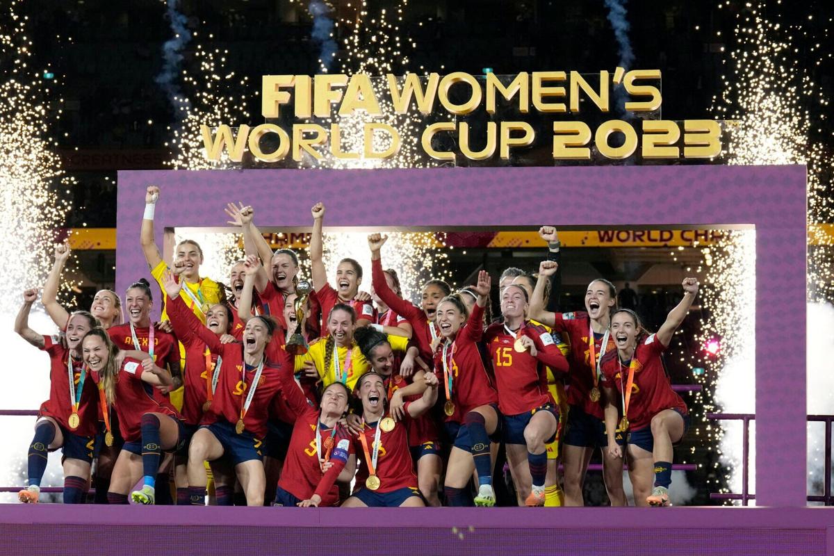 National Archives Displays Women's World Cup Trophy