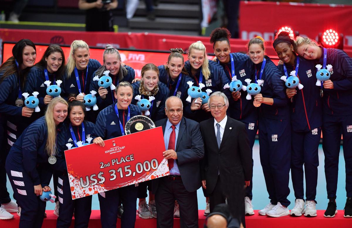 National team wins silver medal at FIVB World Cup.