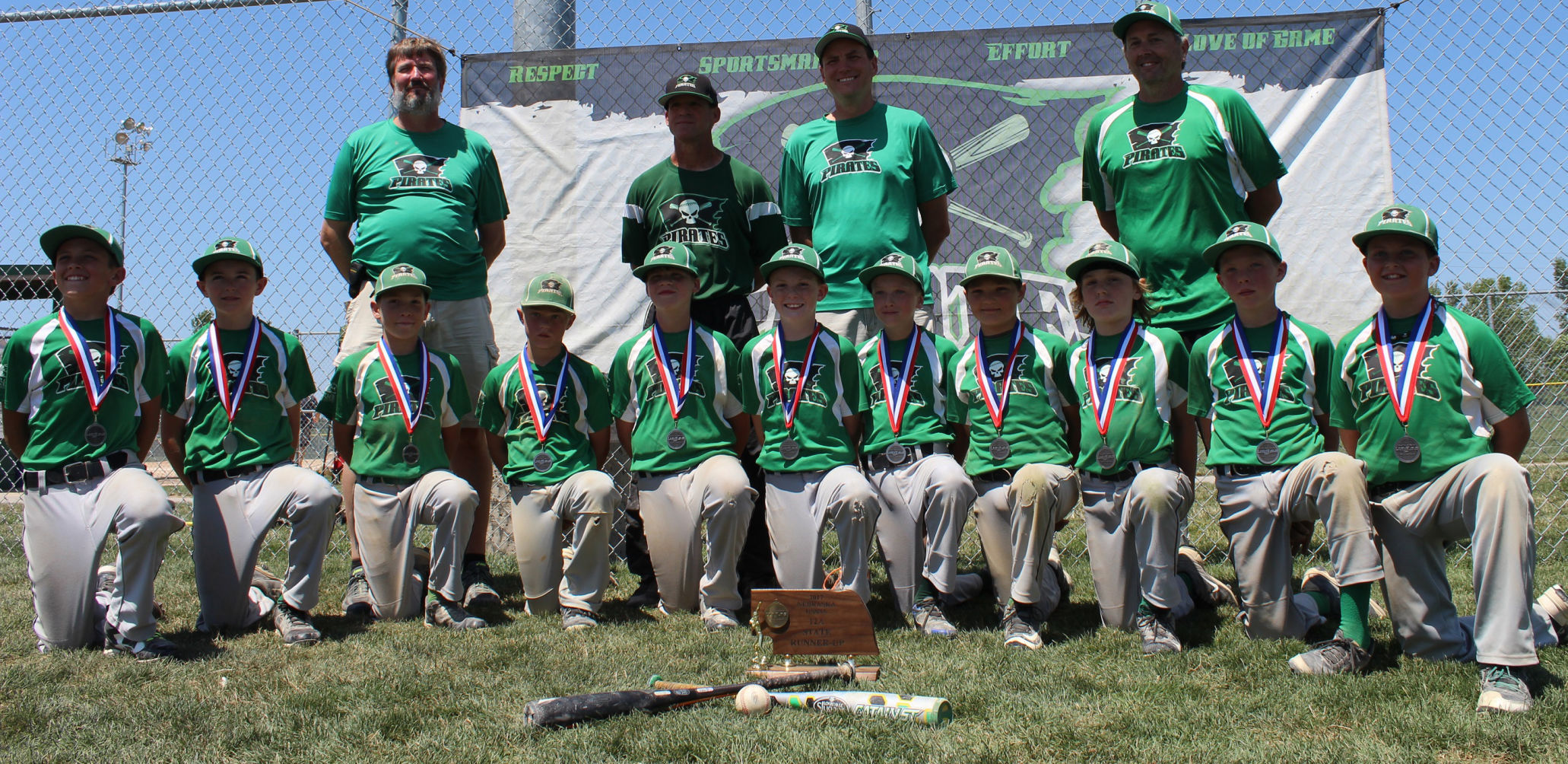 Lincoln Pirates U12 team 2nd at state baseball tourney