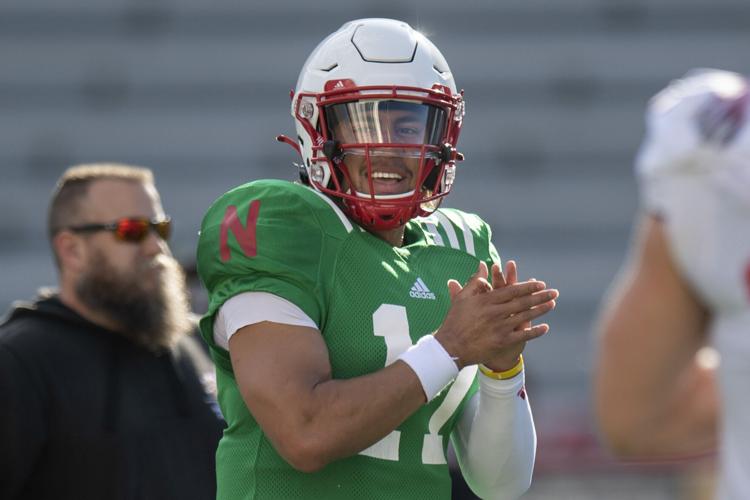 Nebraska football practice, 8.10