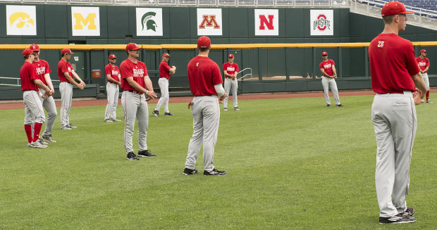 Nebraska baseball practice