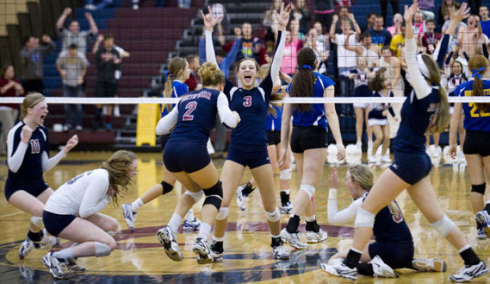 North Star finishes strong to take A-7 district volleyball crown : Preps