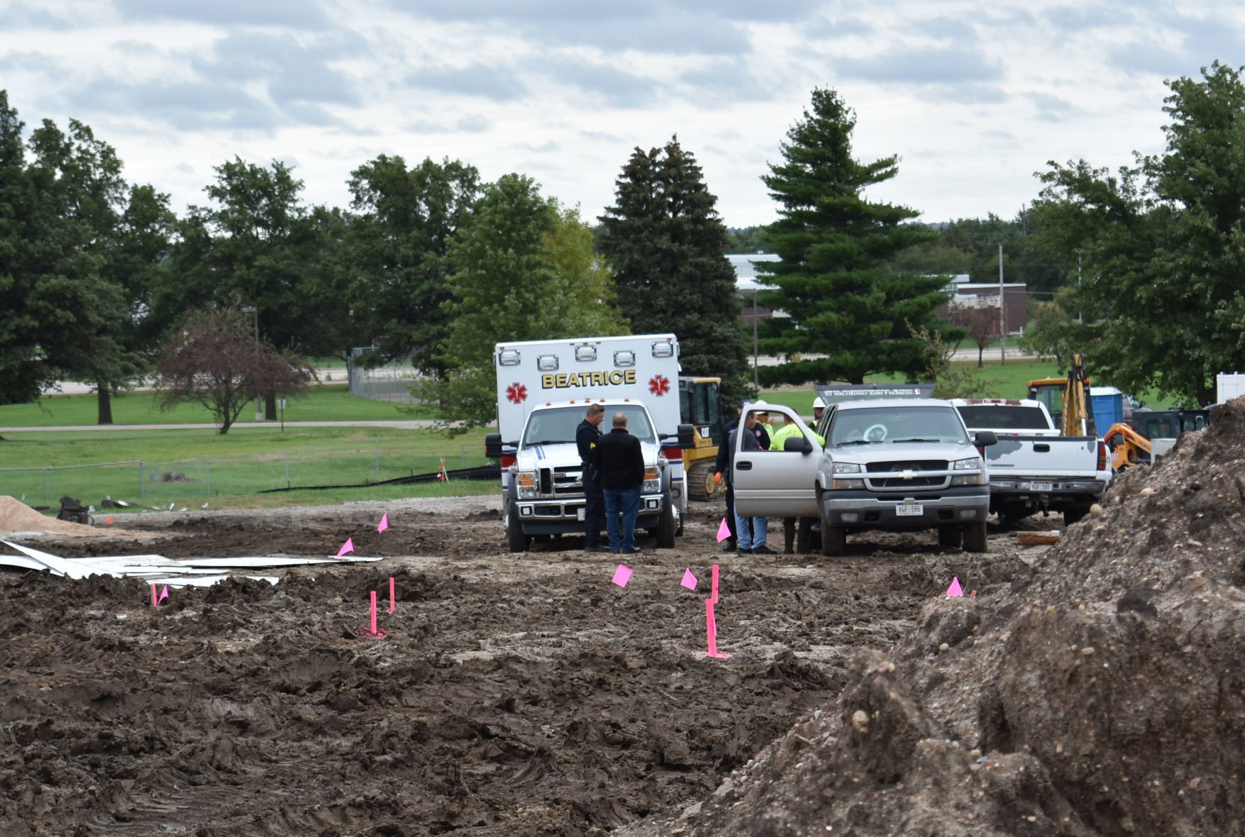 3 construction workers injured after wall collapse at SCC Beatrice