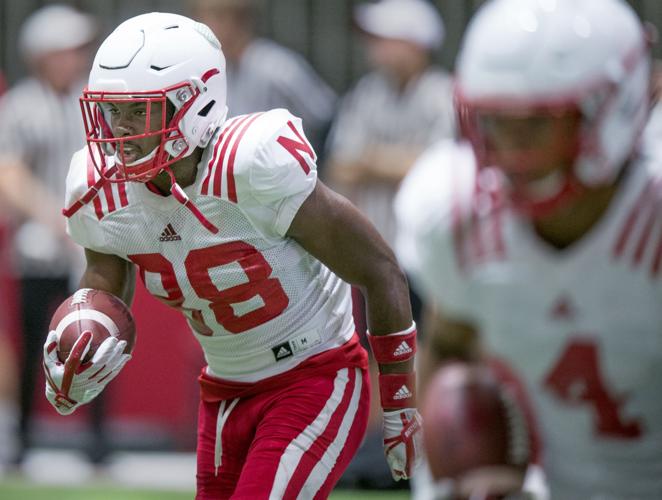 Nebraska football practice, 8/15/18