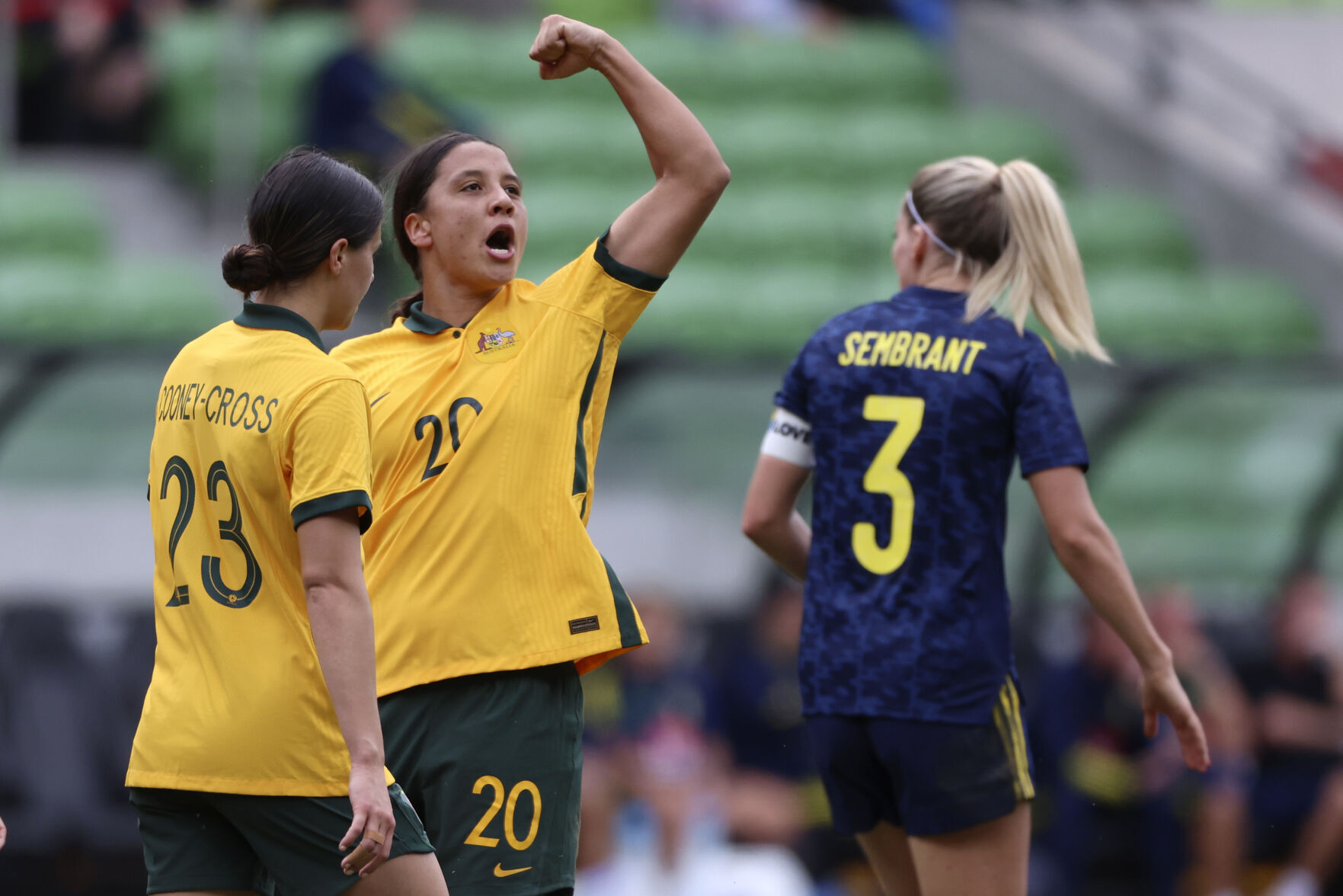 Aussie rules reject Sam Kerr now face of Australia soccer