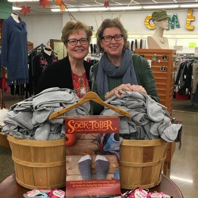 Sock-tober socks donated to Matt Talbot