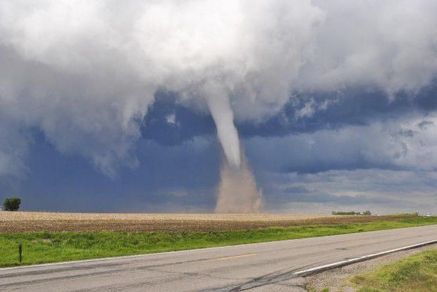 Tornado rips Nebraska house, but family unharmed