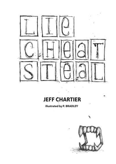 "Lie Cheat Steal" book cover