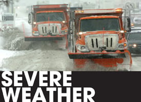 Severe weather snow logo