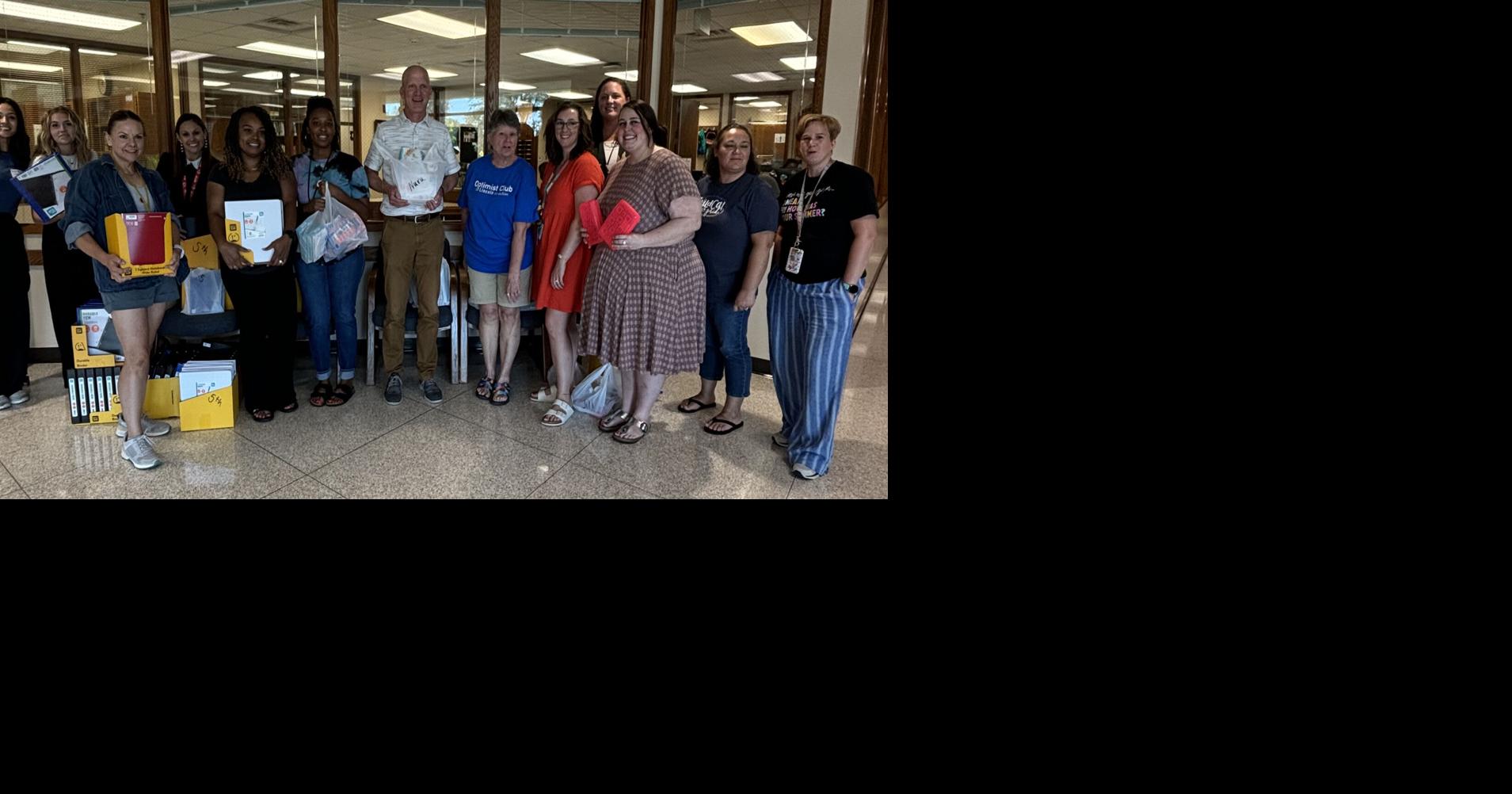 Optimist Club donates supplies to West Lincoln School