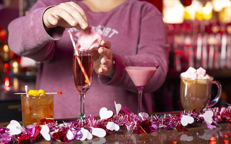 Valentines Day pop up bar
