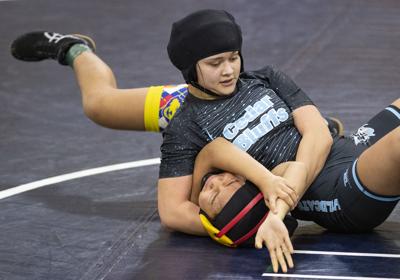 Cedar Bluffs girls wrestling, 2.02